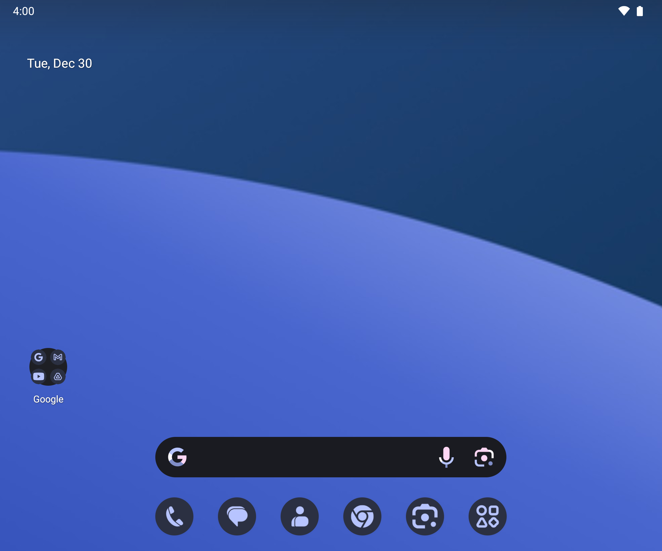Foldable screenshot